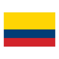 Flag of Colombia Temporary Tattoo (1.5"x2")